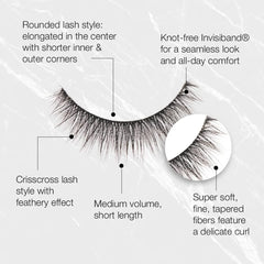 Ardell Faux Mink 815 – fibres crisscross pour un volume subtil et naturel.