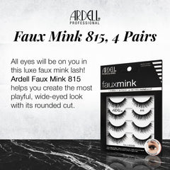 Ardell Faux Mink 815 – fibres ultra douces pour un porté léger et confortable.