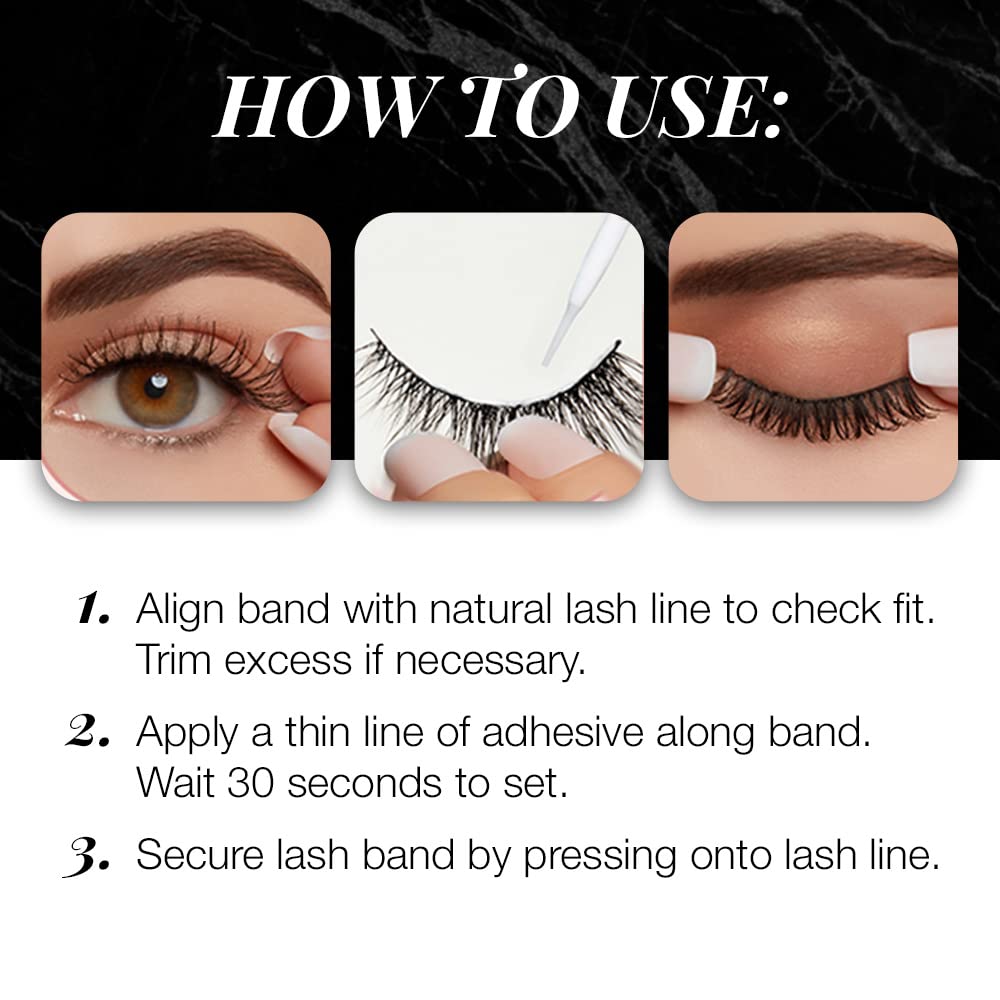 Ardell Faux Mink 815 – pack de 4 paires pour varier les looks.