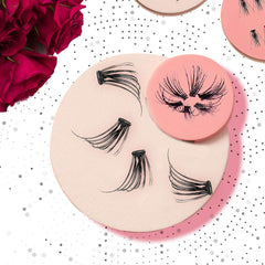 Ardell Faux Mink Short Black lash clusters blend with natural lashes