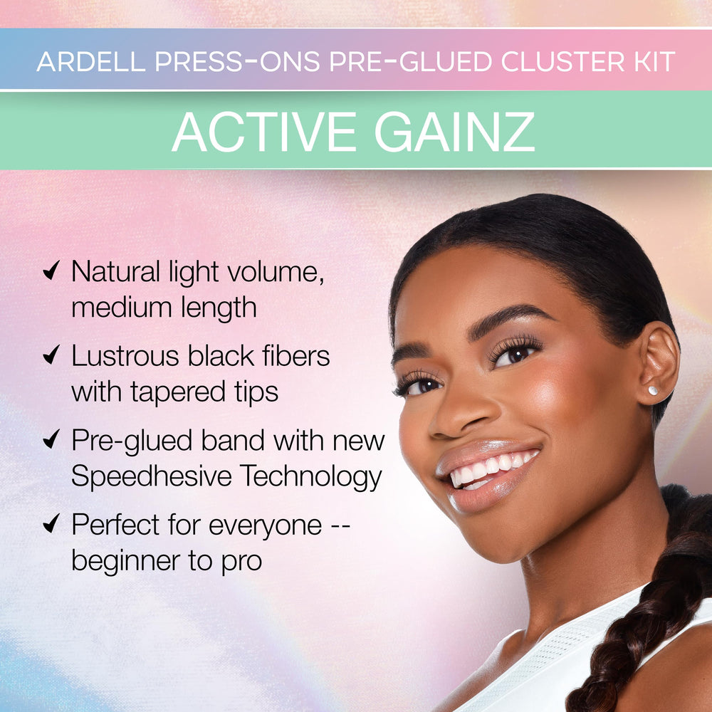 Ardell Gainz fibres 3D noires apportant volume et définition durable.
