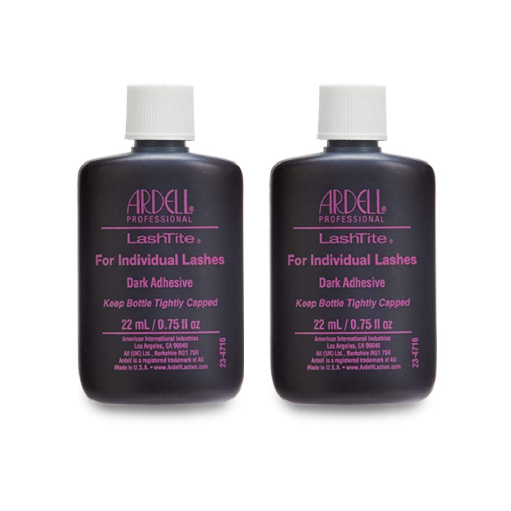 Ardell LashTite Colle noire pour faux cils individuels, tenue longue durée.