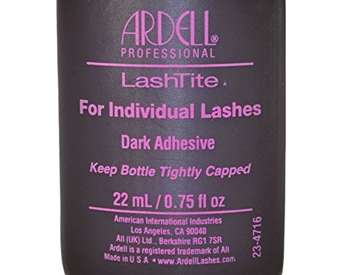 Ardell Lashtite Dark : adhésif sombre pour cils individuels, tenue longue durée