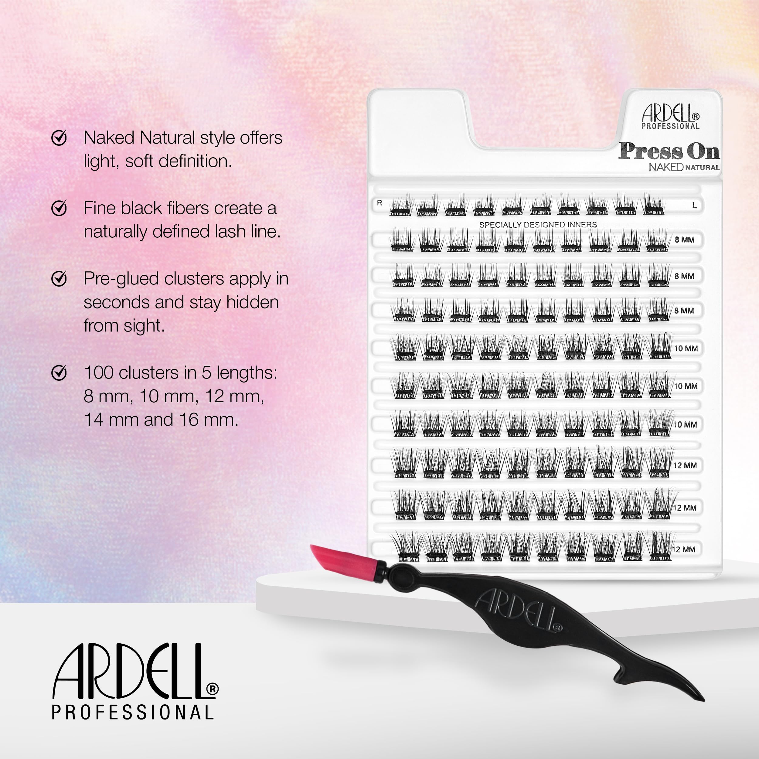 Ardell longueurs personnalisables 8–16 mm – choix flexible.