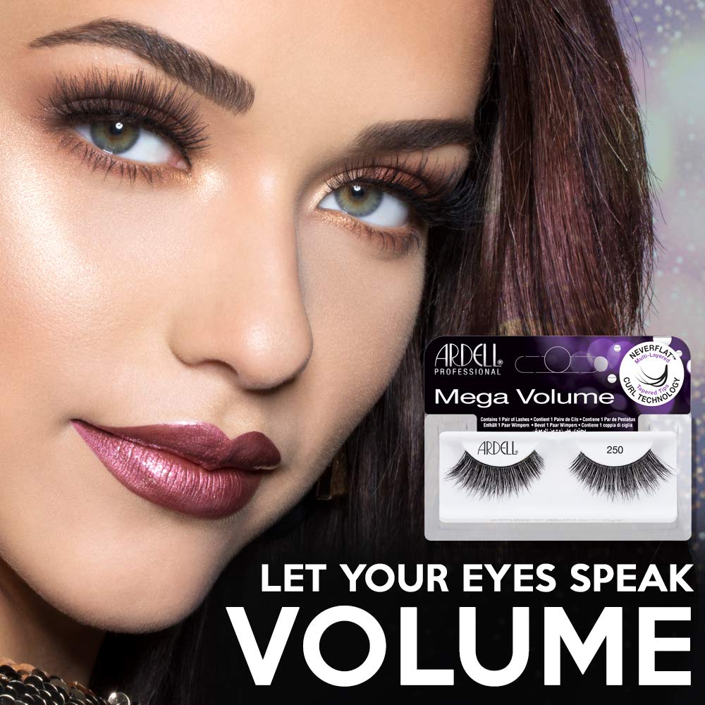 Ardell Mega Volume 250 – volume élevé pour un effet tridimensionnel remarqué.