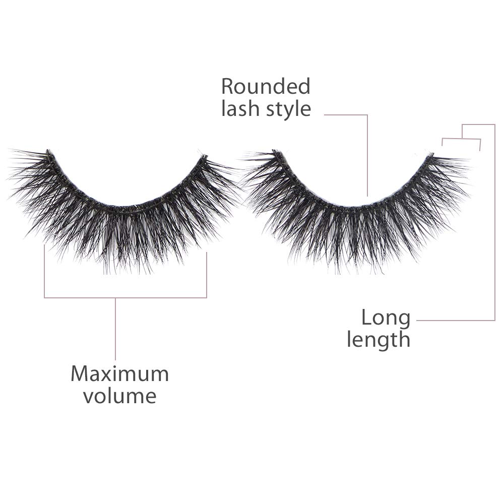 Application facile avec Ardell Mega Volume 252 pour un look glamour rapide.