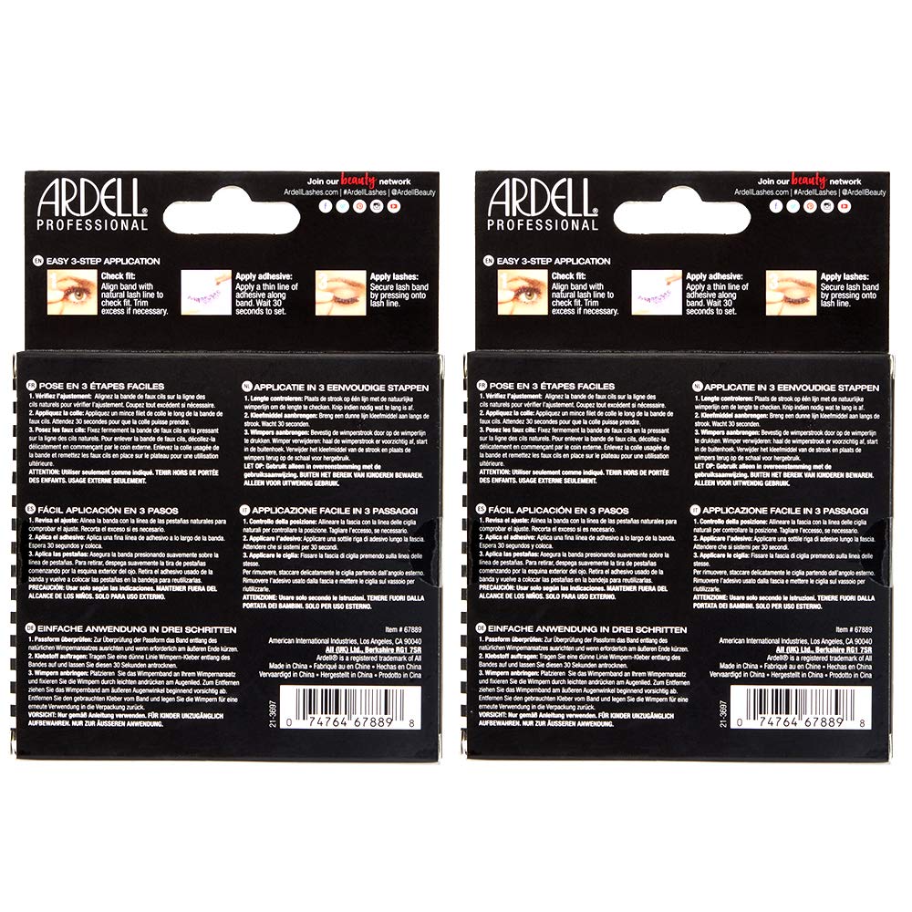 Ardell Mega Volume 252, sans cruauté animale.
