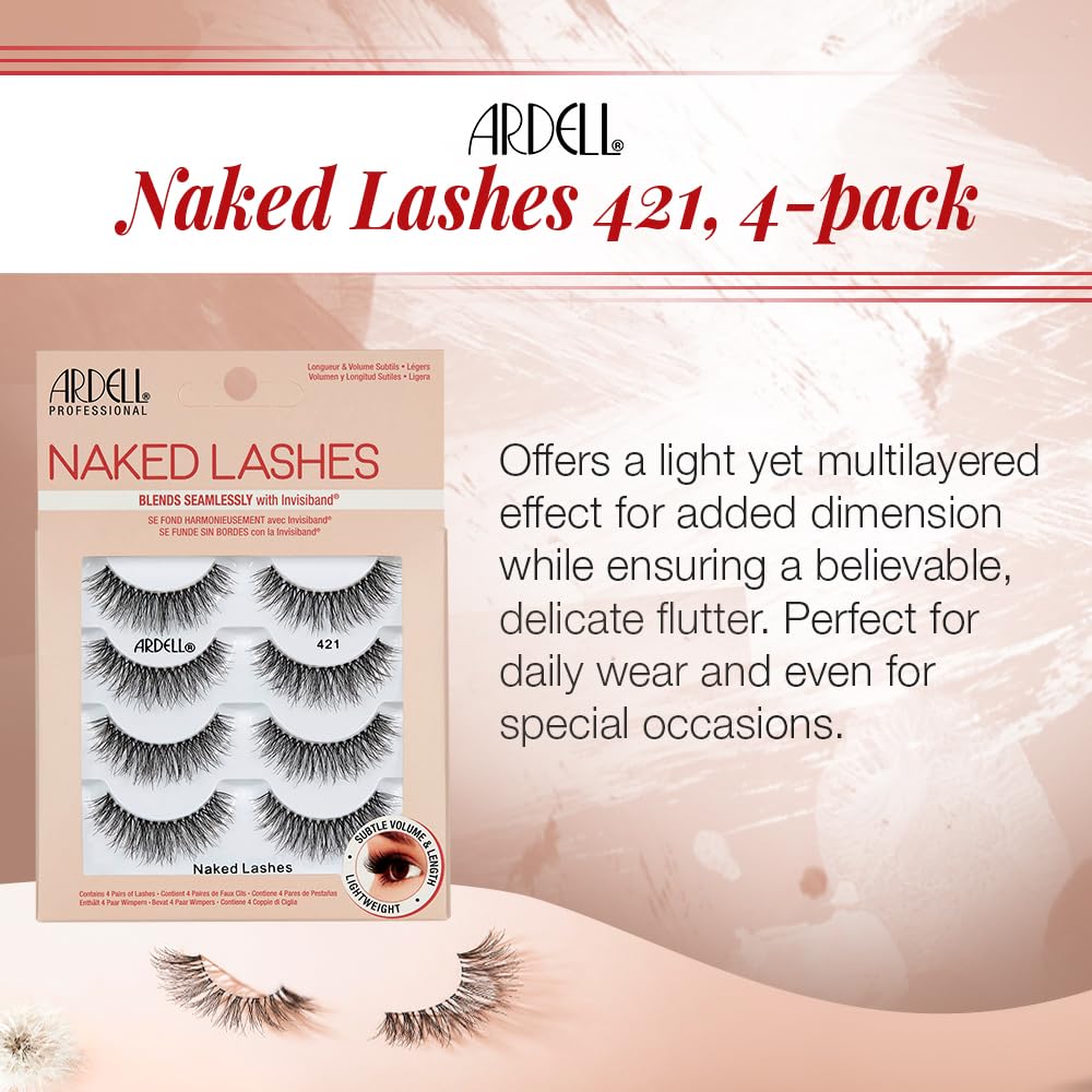 Ardell Naked 421 – longueur subtile pour un regard naturel et délicat.