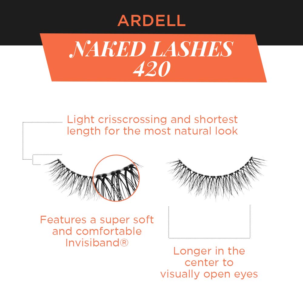Ardell Naked Lashes 420: quatre paires réutilisables et économiques pour plusieurs looks.