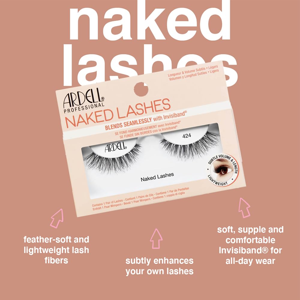 Ardell Naked Lashes 424 – application rapide et confortable.
