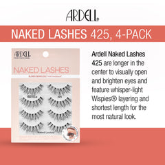 Ardell Naked Lashes 427: effet centre ouvert pour un regard plus frais.