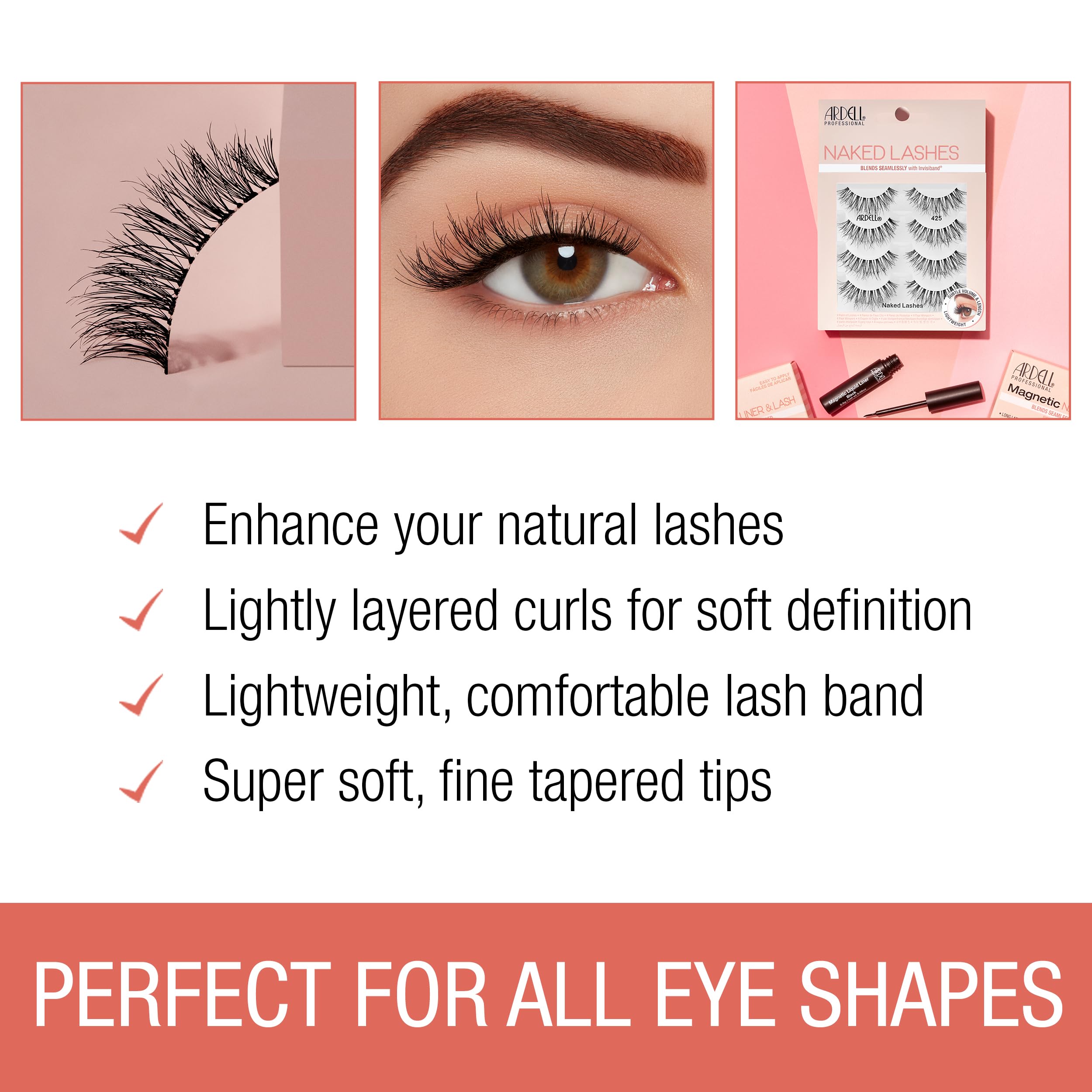 Ardell Naked Lashes 427: confort Invisiband pour toute la journée.