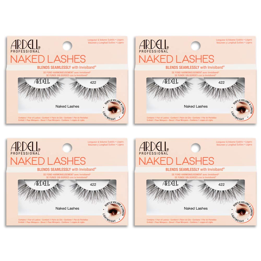 Ardell Naked Natural Lashes 422 avec bande invisible pour un regard naturel et léger.
