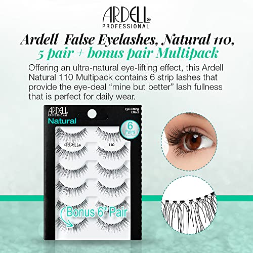 Ardell Natural 110 – fibres humaines 100% pour un rendu léger et réaliste.