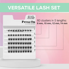 Ardell Press On Fauxmink Naturel 60 ct, technologie Speedhesive pour une pose rapide et précise.
