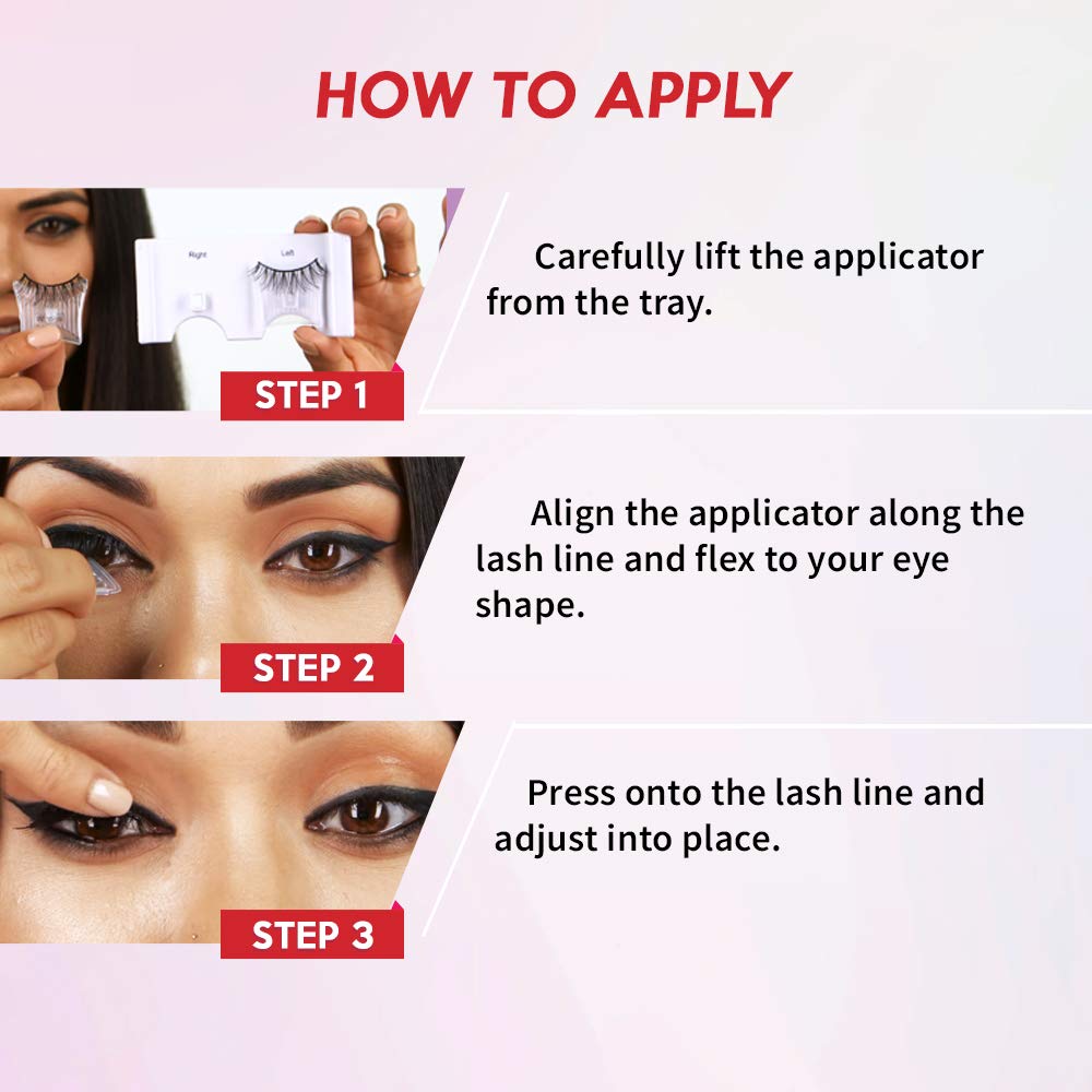 Ardell Press On Wispies applicateur breveté pour une pose précise.