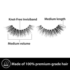 Ardell Remy Lash 778 – fibres soyeuses et pointe effilée pour un effet naturel.