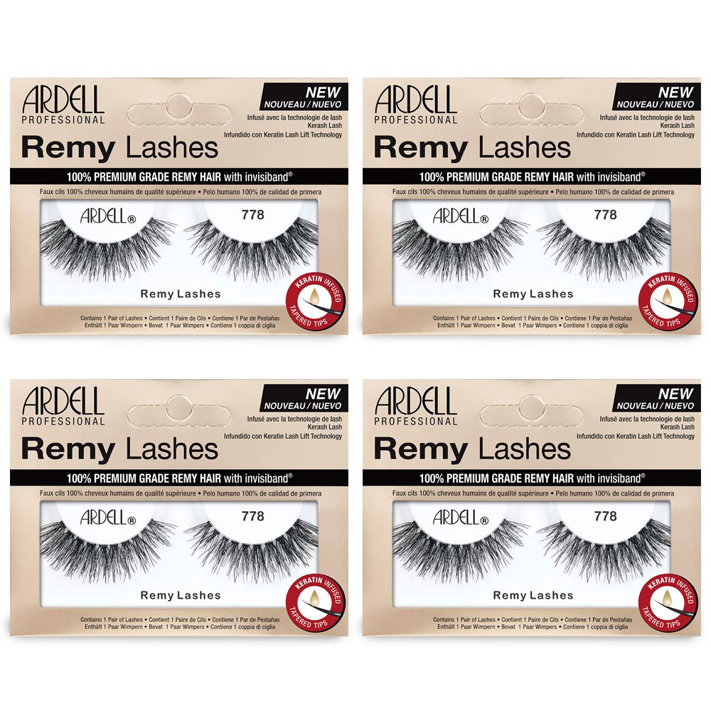 Ardell Remy Lash 778 – packaging 4 paires, pratique pour changer de look.