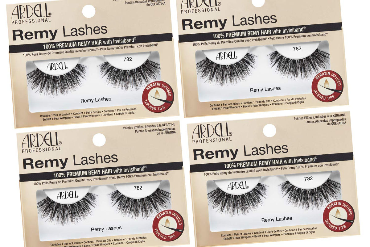 Ardell Remy Lashes 782 with Invisiband for seamless wear and natural-looking drama
