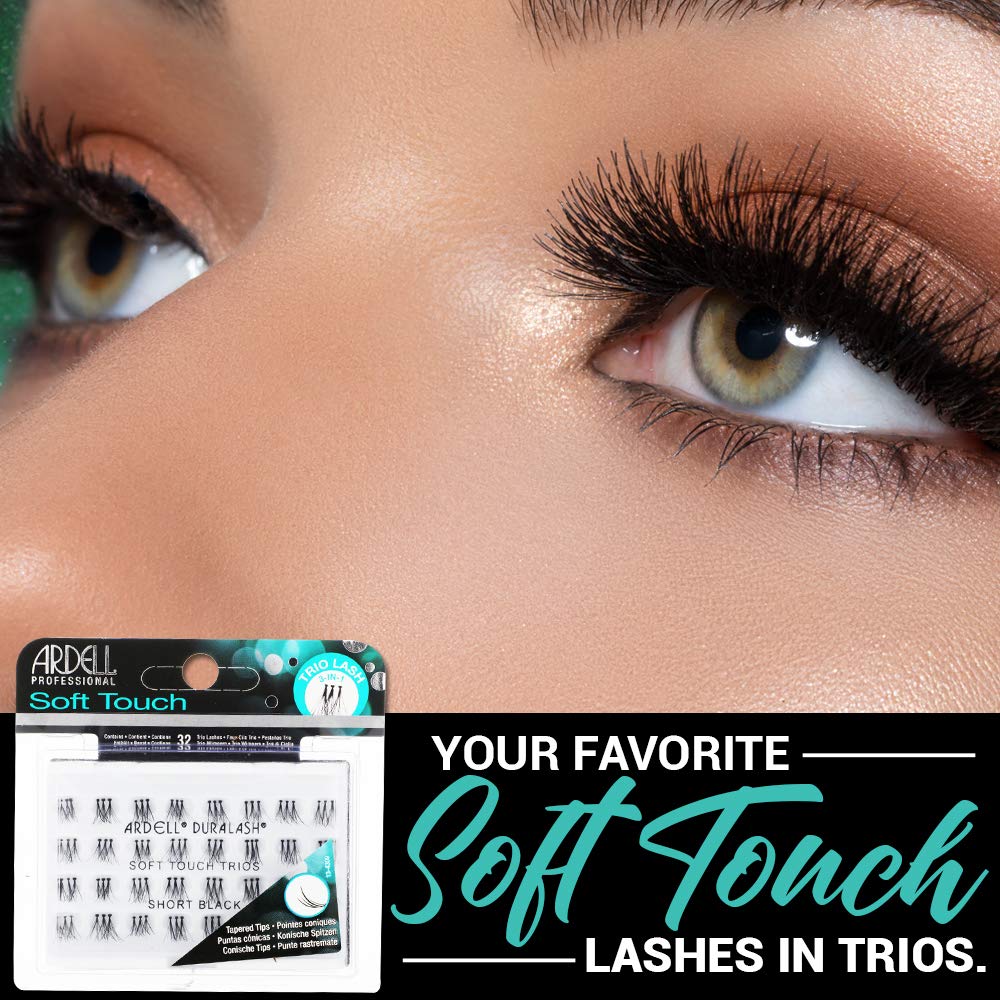 Avec Ardell Soft Touch Trios, cils faciles à placer et tenue longue durée.