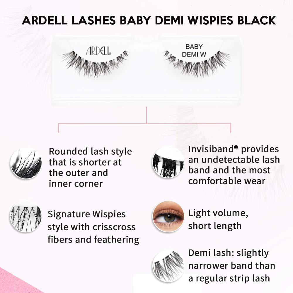 Ardell Wispies Baby Demi - volume doux pour un regard affirmé.