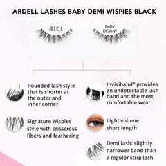 Ardell Wispies Baby Demi - volume doux pour un regard affirmé.