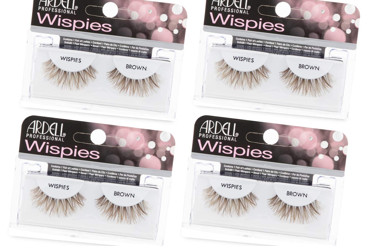 Cils Ardell Wispies brun : regard naturel et volumiueux pour tous les jours.