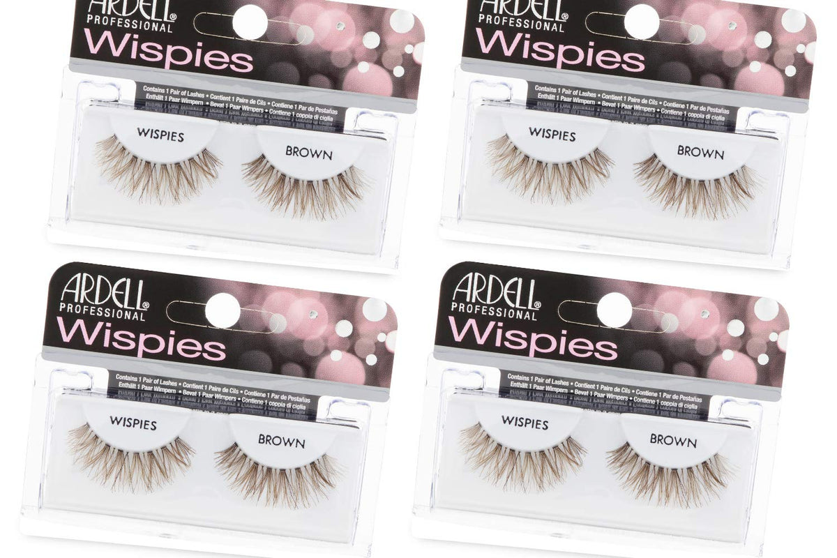 Cils Ardell Wispies brun : regard naturel et volumiueux pour tous les jours.