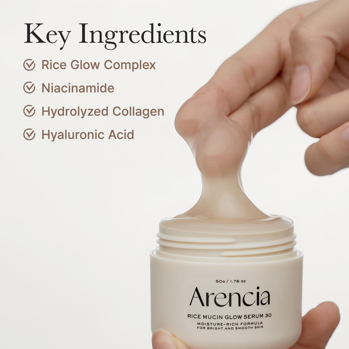 Arencia collagene, soutien à l'élasticité du visage.