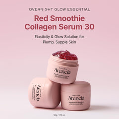 Arencia: masque-nuit-rouge-satine pour un soin apaisant et hydratant.
