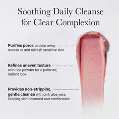 ARENCIA Application visage Rosehip Riz Mochi : nettoyage en douceur sans agresser la peau.