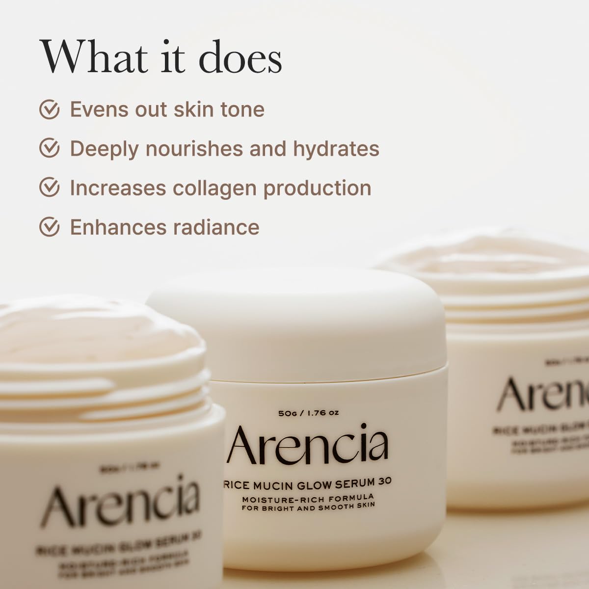 Arencia niacinamide, texture affinée et pores resserrés.