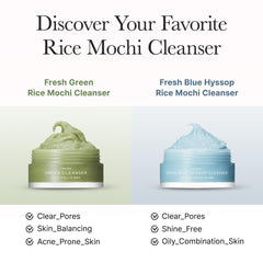 Nettoyant visage Arencia Riz Mochi, bouteille lavande, douceur adaptée aux peaux sensibles.