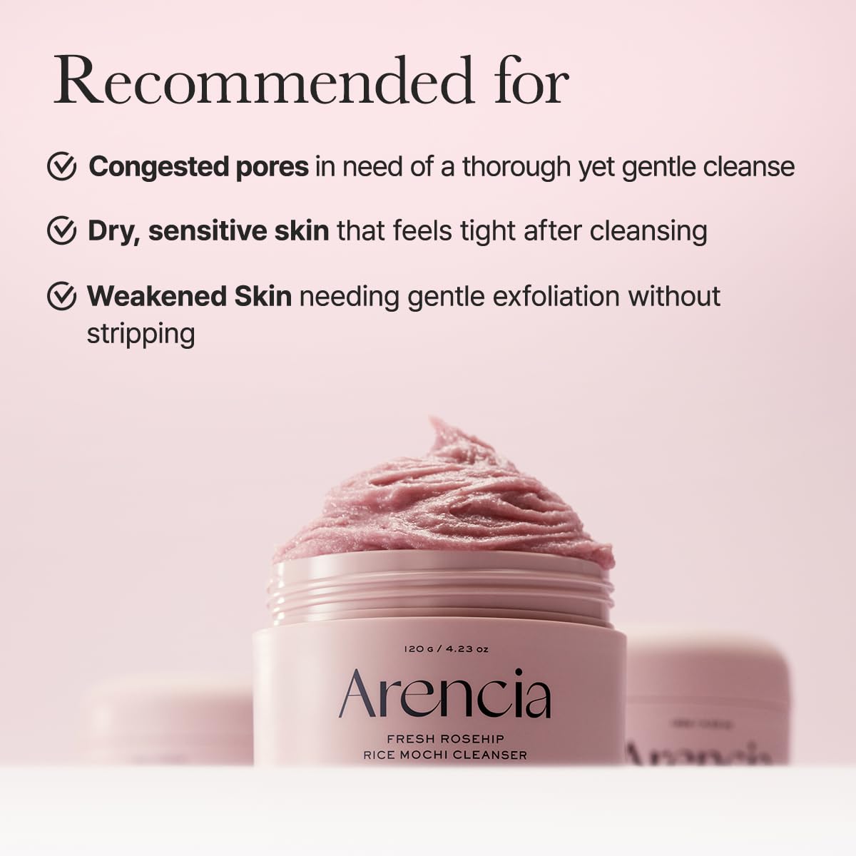 Convient à tous les types de peau, routine complète et équilibrée.