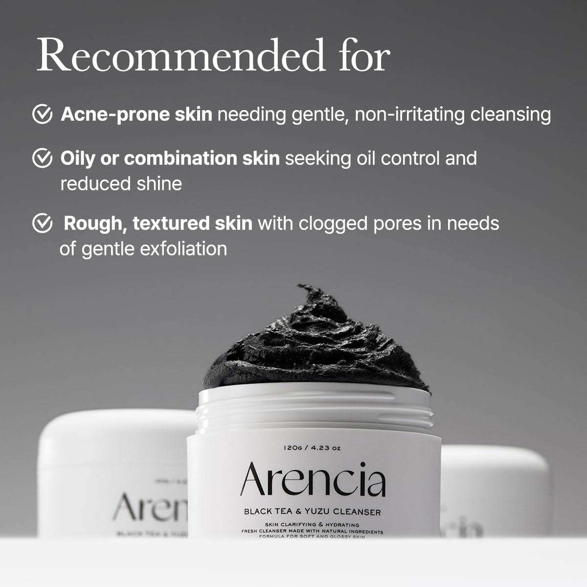 ARENCIA texture légère et rafraîchissante lors de l'application