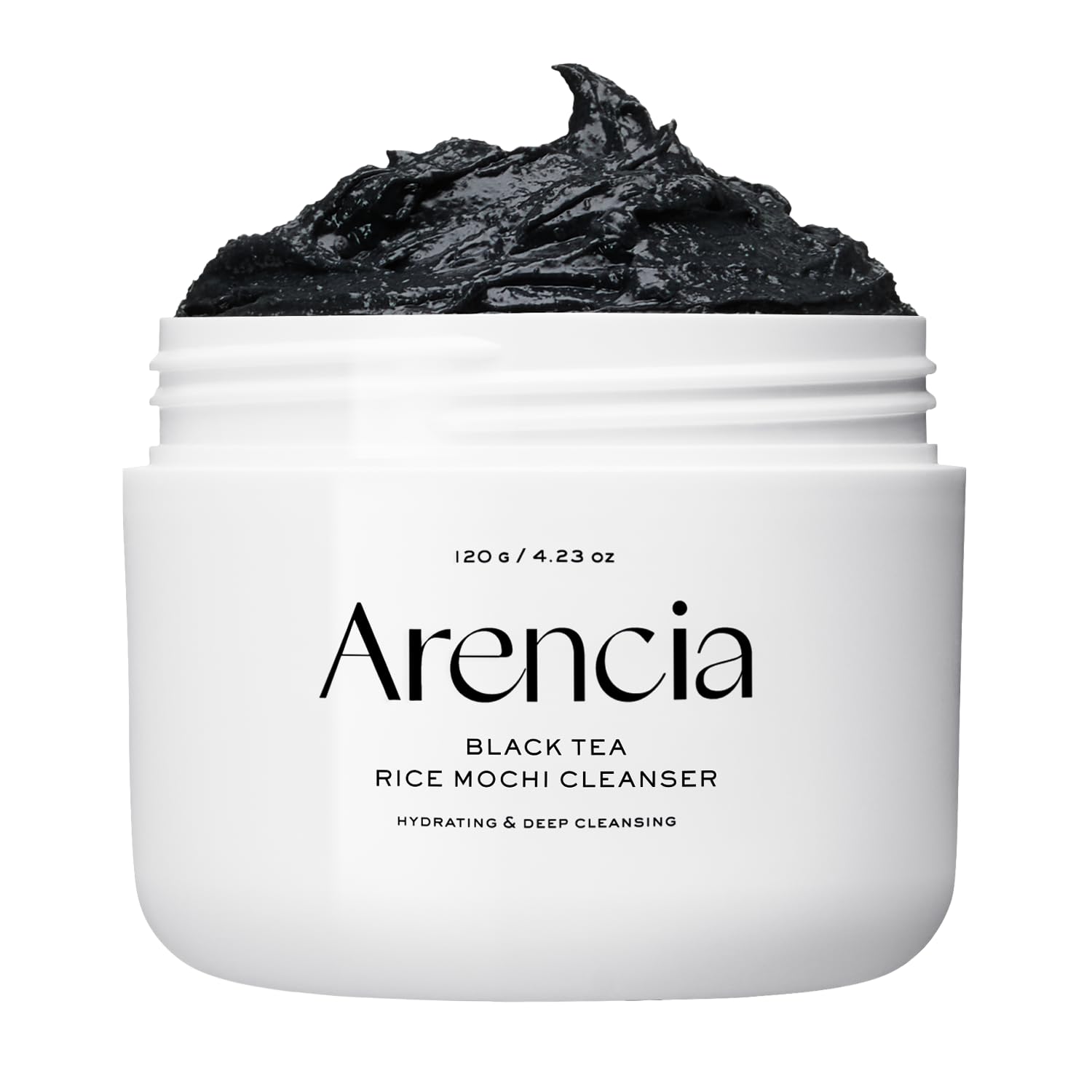 ARENCIA nettoyant visage thé-noir riz-mochi pour pores resserrés