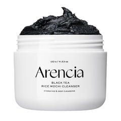 ARENCIA nettoyant visage thé-noir riz-mochi pour pores resserrés