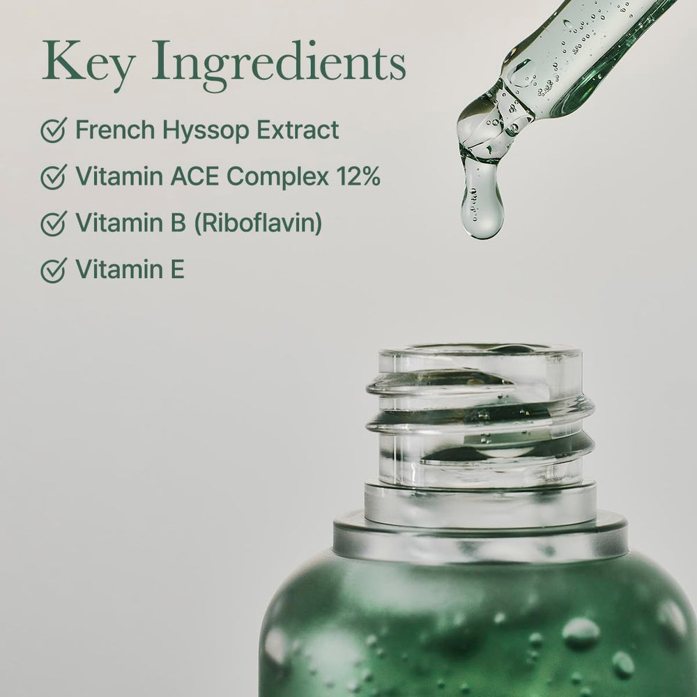 ARENCIA Hyssop Glow Serum, aide potentiellement à lisser les pores et les ridules.