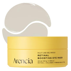 Masque yeux ARENCIA retinal hydrogel, hydratation profonde et effet rafraîchissant.