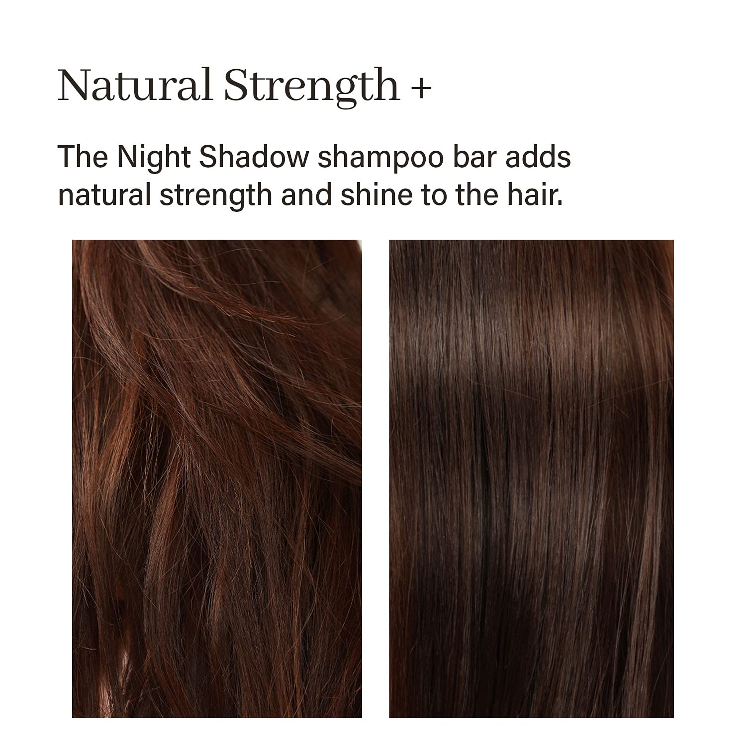 Cheveux gris: nuance sombre naturelle possible avec Night Shadow.