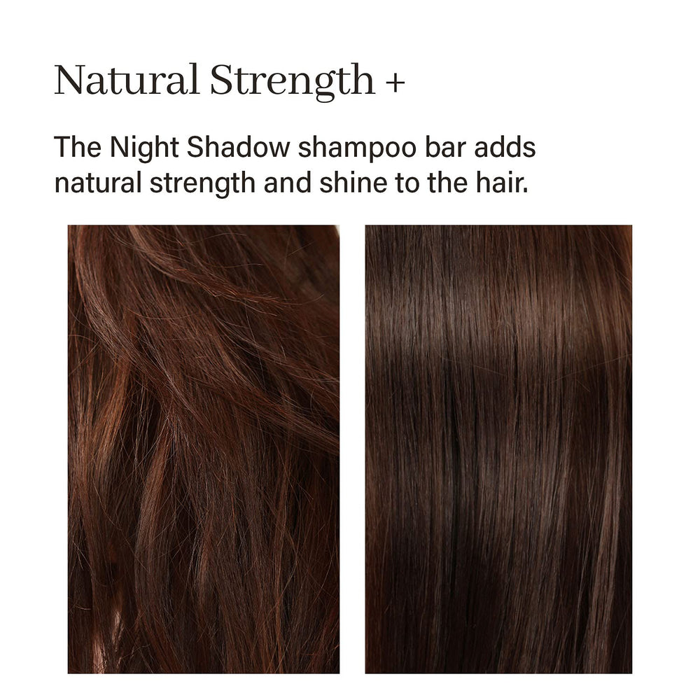 Cheveux gris: nuance sombre naturelle possible avec Night Shadow.