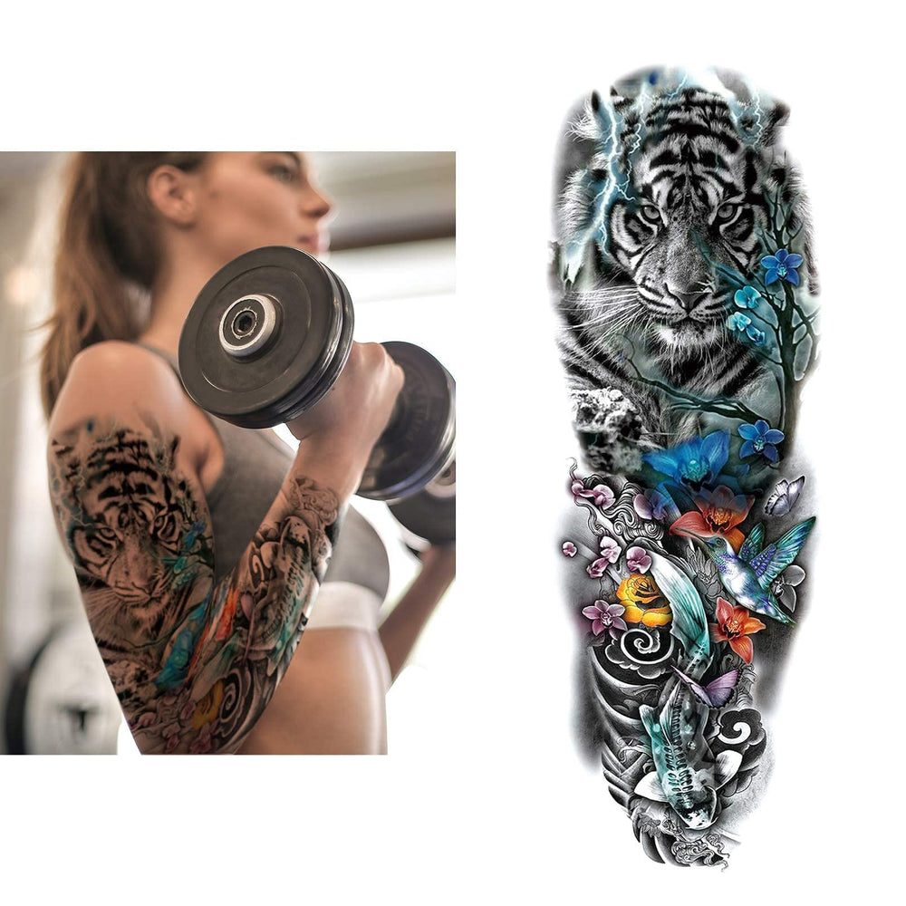 Tatouage temporaire Aresvns bras imperméable, adapté à l’extérieur