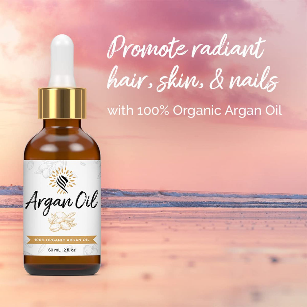 Argan Cosmetics huile argan cheveux, brillance et discipline des frisottis