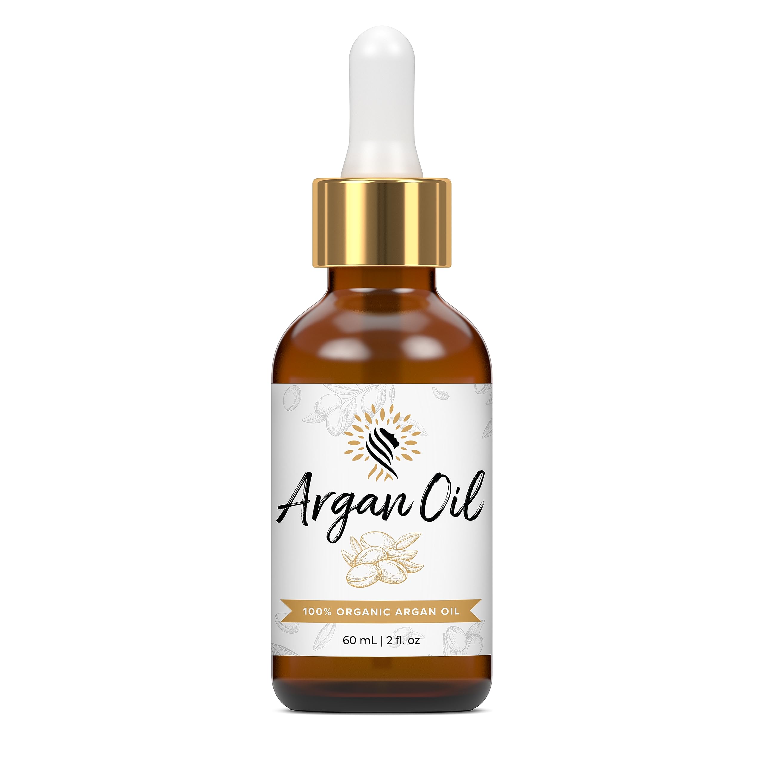 Argan Cosmetics huile argan pure – flacon, hydratation légère pour visage et cheveux