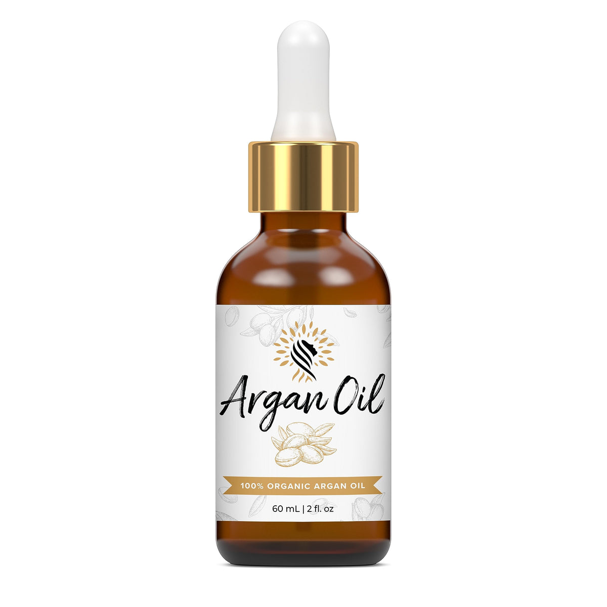 Argan Cosmetics huile argan pure – flacon, hydratation légère pour visage et cheveux