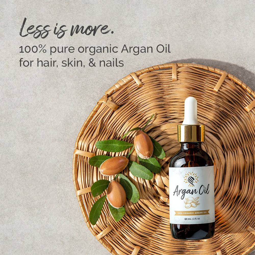 Argan Cosmetics usage quotidien argan, peau et cheveux nourris