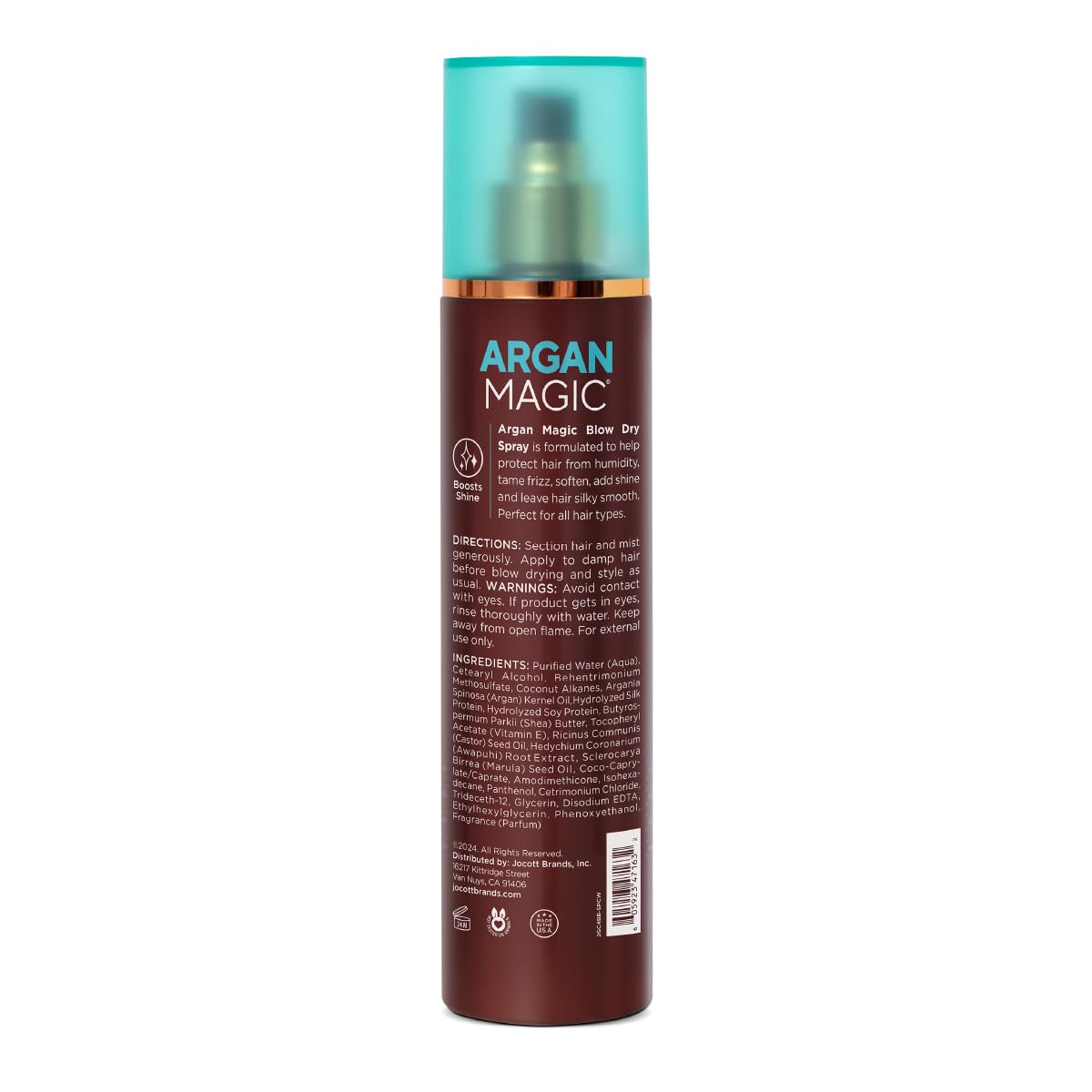 Argan Magic, brillance soyeuse pour cheveux lisses et éclatants.