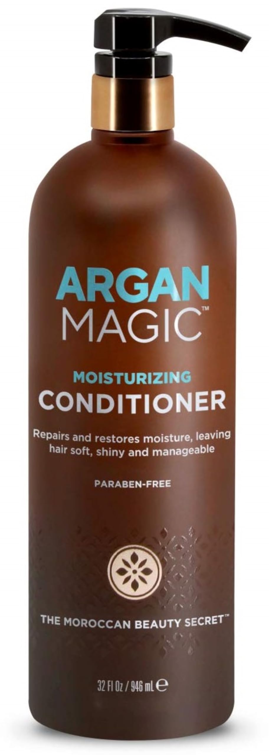 Argan Magic – bouteille d après-shampoing hydratant pour démêlage facilité.