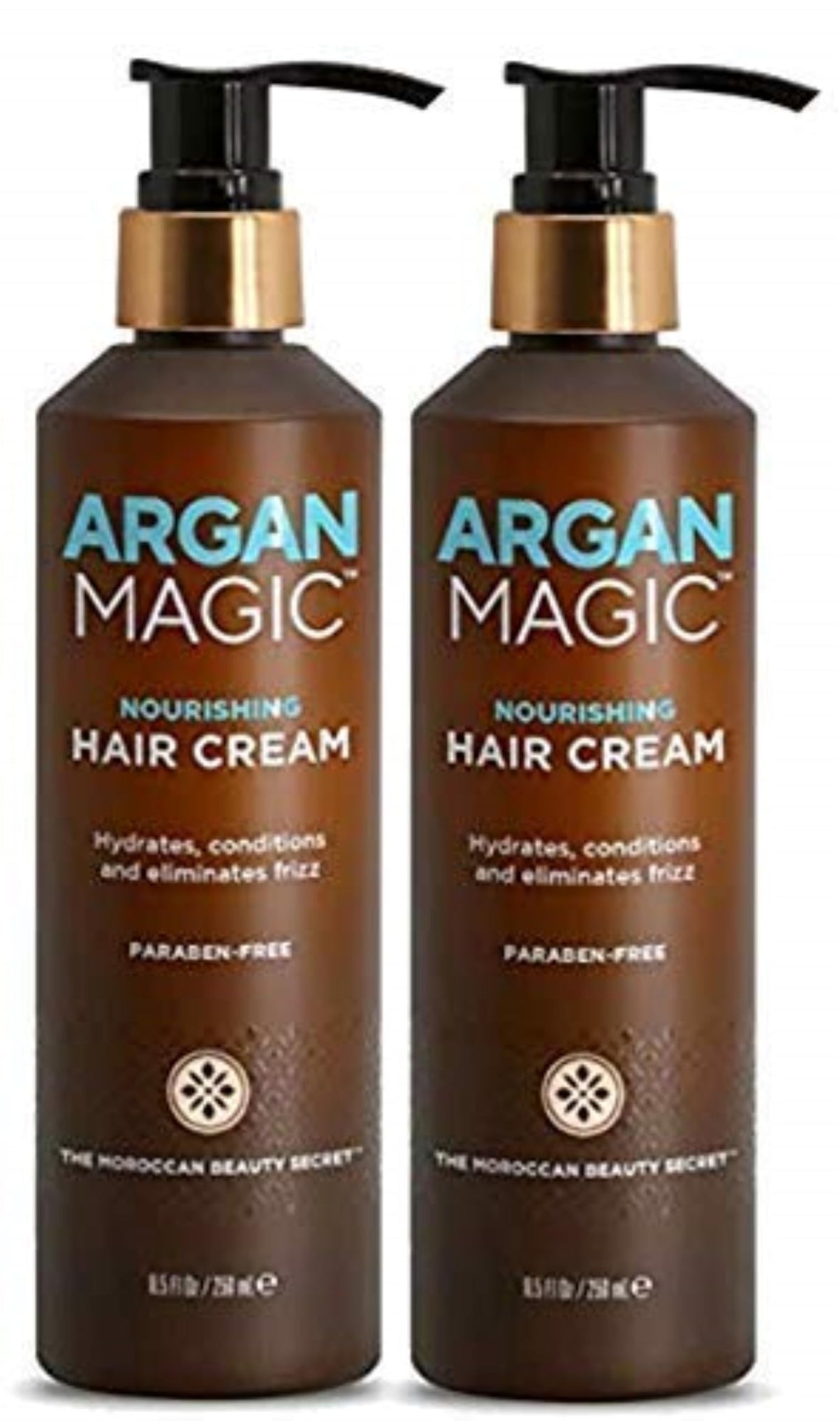 Argan Magic Crème Cheveux Nourrissante – bouteille: hydratation durable et brillance.