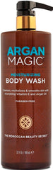 Argan Magic gel douche bouteille : hydratation douce pour la peau.